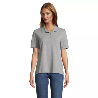 Koszulka polo damska Sol's PACIFIC WOMEN - Szary Melanż 2 (S04440-GY)
