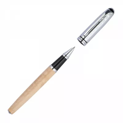 Zestaw piśmienny długopis i pióro kulkowe Mark Twain ROLAND - beżowy (1253213)