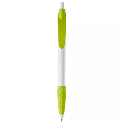 Długopis plastikowy (ABS) Cosmo - biało / jasnozielony (LT87622-N0132)