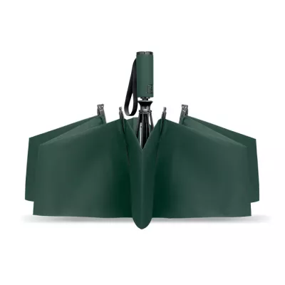 Parasol odwrotny składany 23" z RPET AGUMBE - Zielony (MO2925-09)