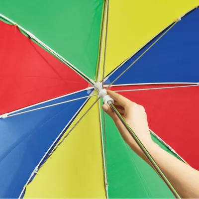 Parasol dziecięcy LOLLIPOP - czerwony, niebieski, zielony, żółty (56-0105009)