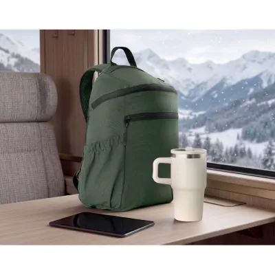 Plecak miejski z nylonu ripstop 10 l NEXUS - Ciemnozielony (MO3214-60)