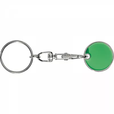 Brelok z żetonem NELLIE - zielony (9047709)