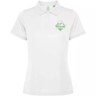 Tormo damskie polo z krótkim rękawem - Biały (R0401-WHITE)