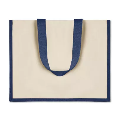 Torba jutowa laminowana CAMPO DE FIORI - Niebieski (MO8967-04)