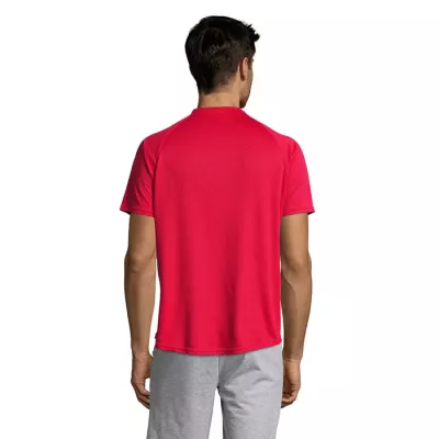 Koszulka sportowa męska raglan 140 g/m² Sol's SPORTY - Czerwony (S11939-RD)