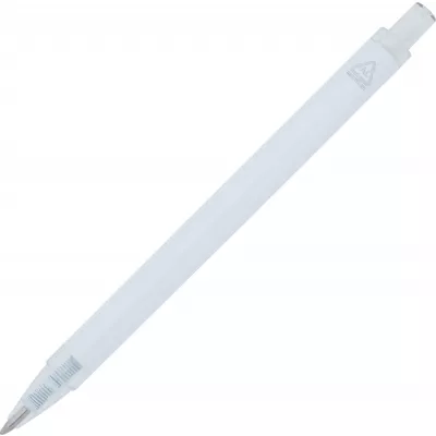 Długopis aluminiowy z recyklingu i RPET EUGENE - biały (1547306)