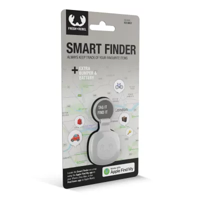 6SFT1 | Fresh 'n Rebel Smart Finder (Apple Find My) - jasnoszary (LT49200-N0062)