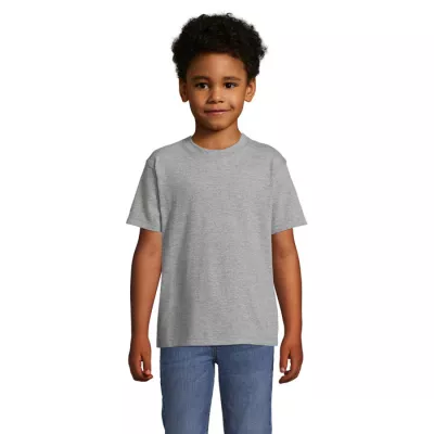 Koszulka dziecięca 190 g/m² Sol's IMPERIAL KIDS - Szary Melanż (S11770-GM)