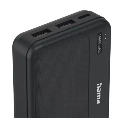 Power bank 10000 mAh Hama Power Pack Pocket - czarny (VH082-03)