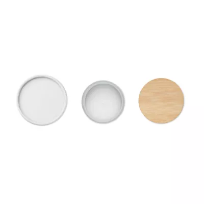 Świeca zapachowa w matowym szkle 120 g KEOPS SMALL - Bialy (MO6612-06)