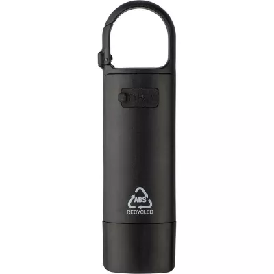 Brelok do kluczy, mini latarka - czarny (VA509-03)