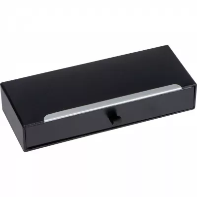 Zestaw piśmienny długopis i pióro wieczne Mark Twain VALENTIN - czarny (1339203)