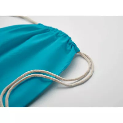 Worek Fairtrade 180 g/m² OSOLE DRAW COLOUR - Turkusowy (MO2591-12)
