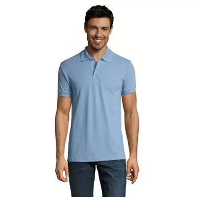 Koszulka polo męska 200 g/m² Sol's PRIME MEN - Sky Blue Pique (S00571-SP)
