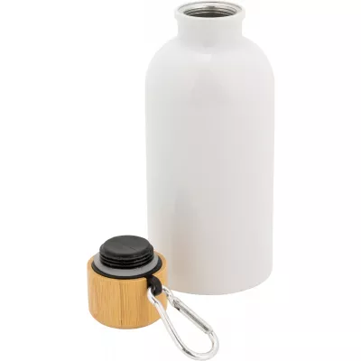 Butelka metalowa 400 ml MARILYN - biały (8497206)