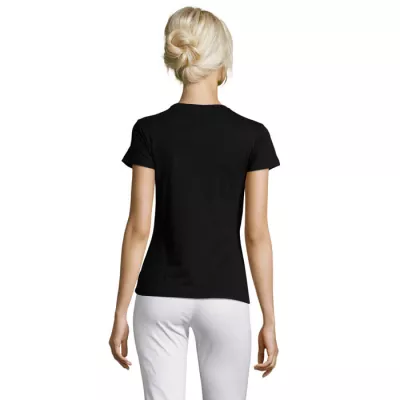 Koszulka damska dopasowana 150 g/m² Sol's REGENT WOMEN - Deep Black (S01825-DB)