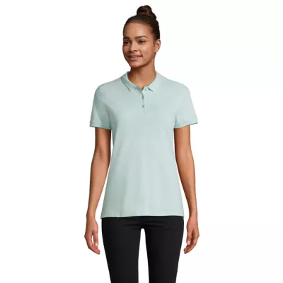Polo damskie organiczne 170 g/m² Sol's PLANET WOMEN - Arctic Blue (S03575-AA)