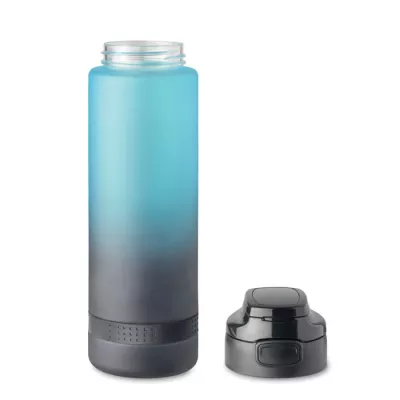 Butelka sportowa z RPET 1000 ml LEVEL - Turkusowy (MO2409-12)