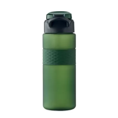 Butelka z RPET ze słomką 700 ml ISJFORDEN - Ciemnozielony (MO2755-60)
