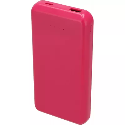 Power bank z ABS z recyklingu 10000 mAh PRESTON - różowy (3549411)