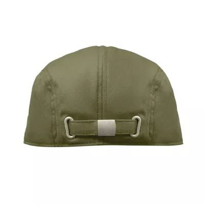 Czapka kaszkiet z bawełny twill 235 g/m² FLAT PEAK - Zieleń Wojskowa (MO2850-49)