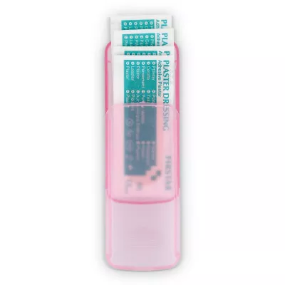 Pudełko z 5 plastrami z polietylenu (56 × 18 mm) - różowy (LT90320-N0076)