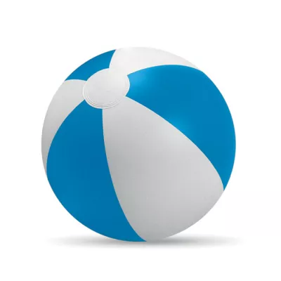 Piłka plażowa dmuchana z PVC 23,5 cm PLAYTIME - Niebieski (IT1627-04)