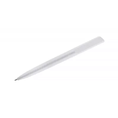 Długopis plastikowy z matową powłoką soft touchALEO - biały (19499-01)