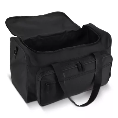Torba sportowo-podróżna R-PET 600D 51 x 25 x 29 cm 37 l - czarny (LT95368-N0002)
