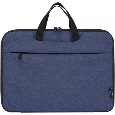 Libra etui na laptopa 2 w 1 o pojemności 3 l wykonane z materiałów z recyklingu z certyfikatem GRS - Granatowy melanż (13008555)