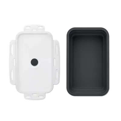 Lunchbox składany silikonowy 1200 ml KOLAPSO - Czarny (MO2549-03)