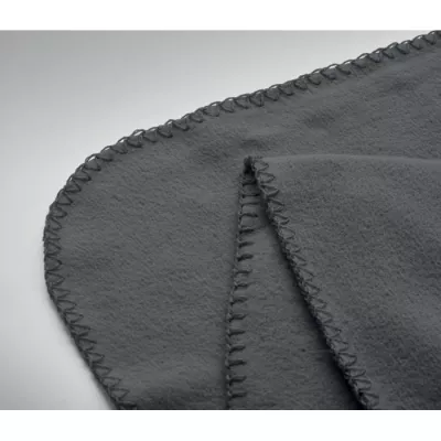 Koc polarowy RPET 120x150 cm 130 g/m² BOGDA - Kamienny Szary (MO6805-15)