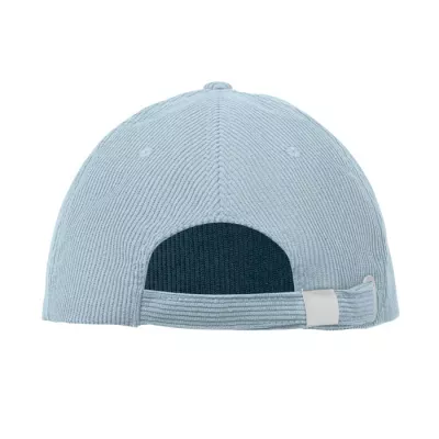 Czapka z daszkiem 5-panelowa sztruksowa 220 g/m² WALE - Baby Blue (MO2879-66)