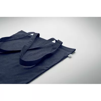 Torba z bawełny z recyklingu 140 g/m² VIVEKA COLOUR - Niebieski (MO2302-04)