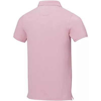 Męskie polo Calgary z krótkim rękawem - Jasnoróżowy (38080-L_PINK)