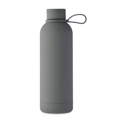 Butelka termiczna ze stali z recyklingu 500 ml EMERALD - Kamienny Szary (MO2315-15)