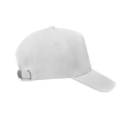 Czapka z daszkiem organiczna 250 g/m² BICCA CAP - Bialy (MO6432-06)