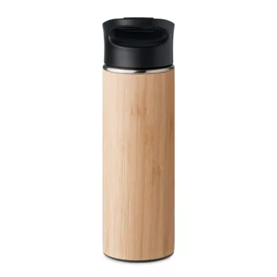 Termos z bambusową osłoną 450 ml NANDA - Drewna (MO6371-40)