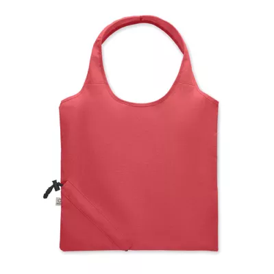 Torba składana z recyklingu 140 g/m² CARRIE COLOUR - Czerwony (MO2487-05)