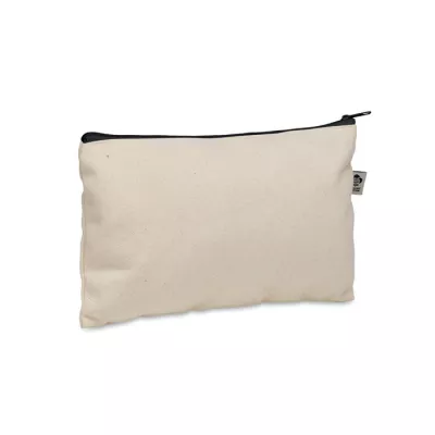 Kosmetyczka z bawełny organicznej 340 g/m² PESACARA - Czarny (MO2379-03)