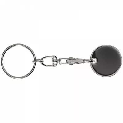 Brelok metalowy z żetonem ARRAS - czarny (047703)