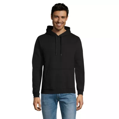 Bluza unisex z kapturem 280 g/m² Sol's SNAKE - Czarny (S47101-BK)