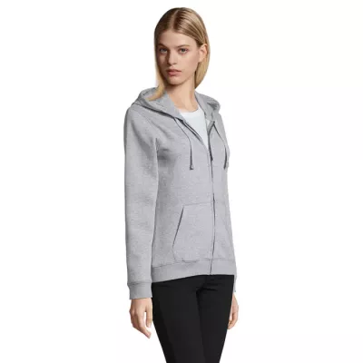 Bluza damska rozpinana 280 g/m² Sol's SPIKE WOMEN - Szary Melanż 2 (S03106-GY)