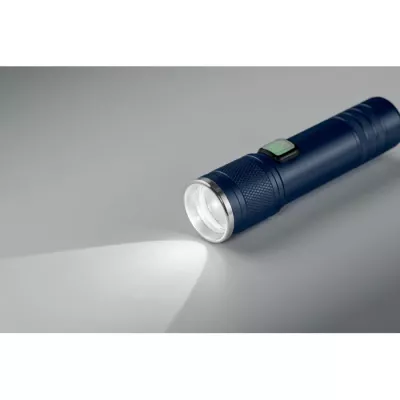 Latarka COB z aluminium z recyklingu FLASHRA - Francuski Granat (MO2724-85)