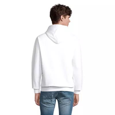 Bluza unisex z kapturem 280 g/m² Sol's CONDOR - Bialy (S03815-WH)