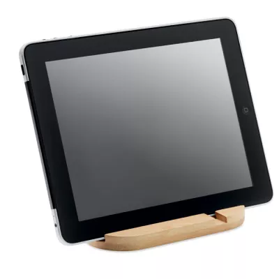 Podstawka pod tablet i smartfon z bambusa ROBIN - Drewna (MO6603-40)