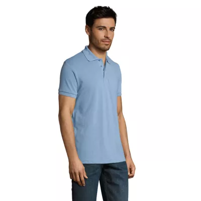 Koszulka polo męska 200 g/m² Sol's PRIME MEN - Sky Blue Pique (S00571-SP)