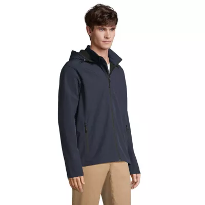 Softshell męski z kapturem Sol's RACE HOODED MEN - French Navy (S04447-FN)