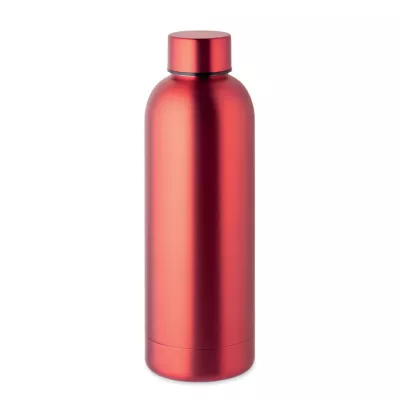 Butelka termiczna ze stali z recyklingu 500 ml ATHENA - Czerwony (MO6750-05)